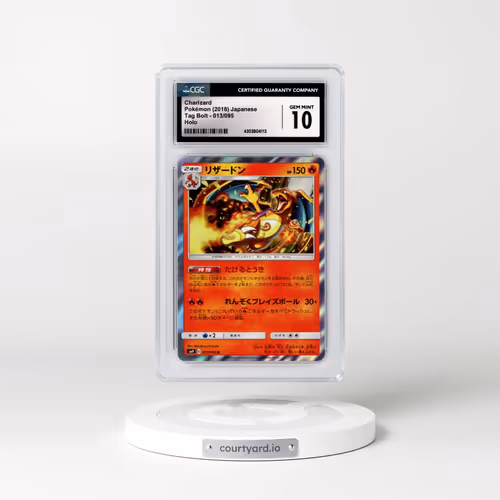 2018 Tag Bolt #013/095 Charizard - Holo (CGC 10 GEM MINT)