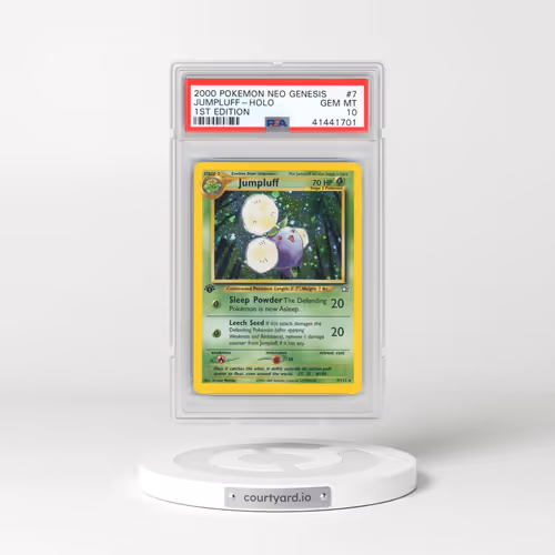 2000 Pokémon Neo Genesis #7 Jumpluff - 1st Edition Holo (PSA 10 GEM MINT)