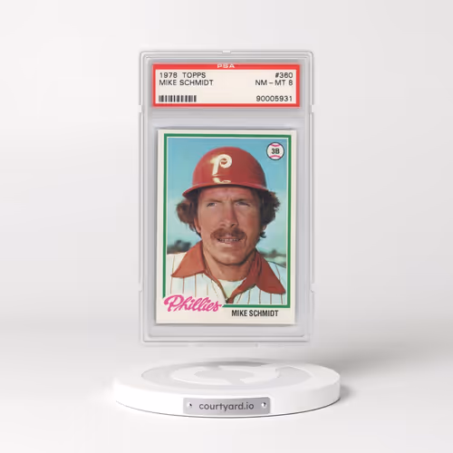 1978 Topps #360 Mike Schmidt (PSA 8 NM-MT)