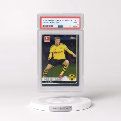 2019 Topps Chrome Bundesliga #72 Erling Haaland (PSA 9 MINT)
