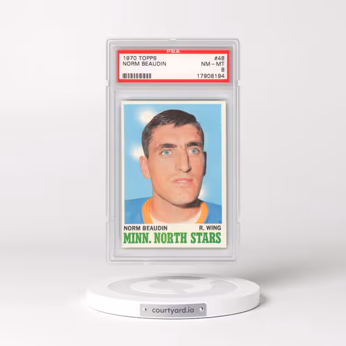 1970 Topps #48 Norm Beaudin (PSA 8 NM-MT)