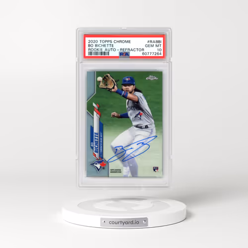 2020 Topps Chrome Rookie Autographs #RABBI Bo Bichette - Refractor (PSA 10 GEM MINT)