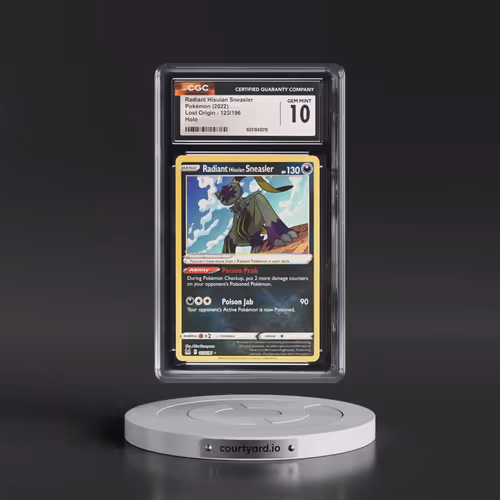 2022 Lost Origin #123/196 Radiant Hisuian Sneasler - Holo (CGC 10 GEM MINT)