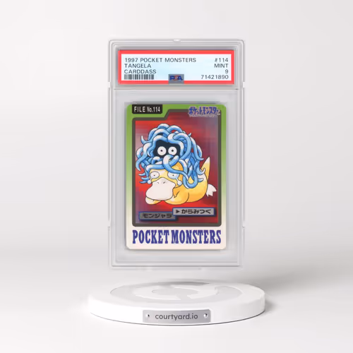 1997 Pocket Monsters Carddass #114 Tangela (PSA 9 MINT)