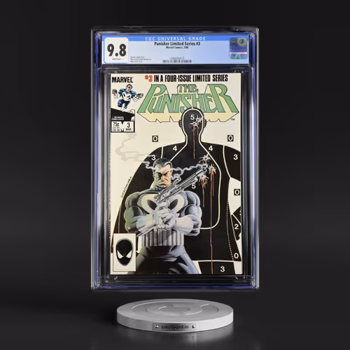 Punisher Limited Series #3 CGC 9.8 White Pages (Marvel Comics, 3/86)