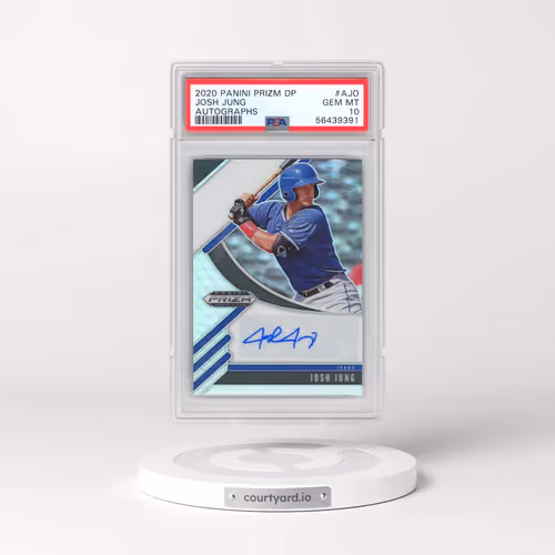 2020 Panini Prizm Draft Picks Autographs #AJO Josh Jung (PSA 10 GEM MINT)