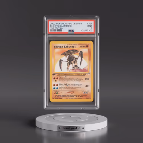 2002 Pokémon Neo Destiny #108 Shining Kabutops - 1st Edition Holo (PSA 9 MINT)