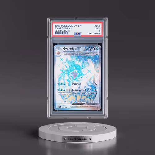 2023 Pokémon Svi EN-Scarlet & Violet #225 Gyarados EX - Holo Ultra Rare (PSA 9 MINT)