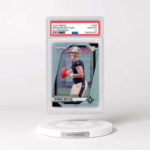 2024 Panini Prizm #388 Spencer Rattler - Silver Prizm (PSA 10 GEM MINT)