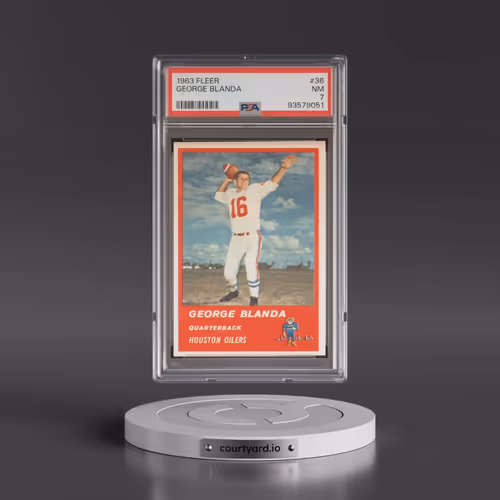 1963 Fleer #36 George Blanda (PSA 7 NM)