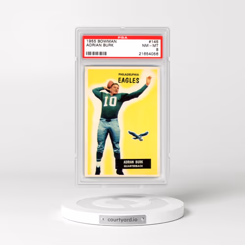 1955 Bowman #145 Adrian Burk (PSA 8 NM-MT)