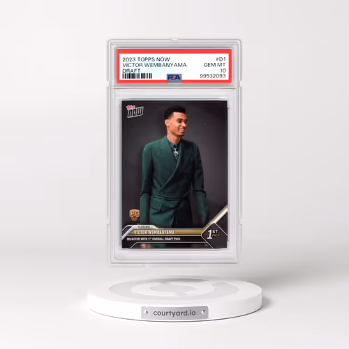 2023 Topps Now Draft #D1 Victor Wembanyama (PSA 10 GEM MINT)