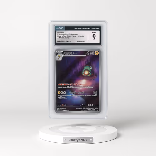 2023 Ruler of the Black Flame #112/108 Bellibolt - Art Rare Holo (CGC 9 MINT)