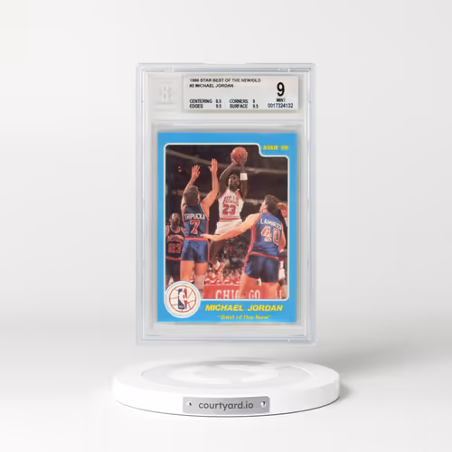 1986 Star Best of the New/Old #2 Michael Jordan (BGS 9 MINT)