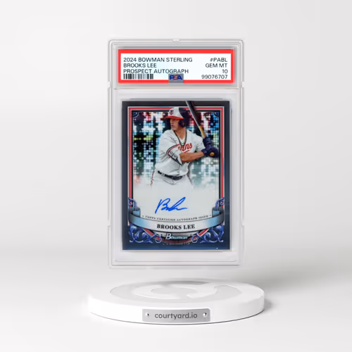 2024 Bowman Sterling Prospect Autographs #PABL Brooks Lee (PSA 10 GEM MINT)