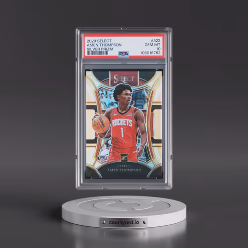 2023 Panini Select #322 Amen Thompson - Silver Prizm (PSA 10 GEM MINT)