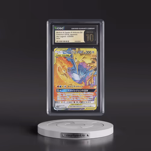 2019 Sky Legend #035/054 Moltres & Zapdos & Articuno GX - Holo (CGC 10 PRISTINE)