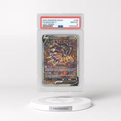 2022 Pokémon Sword & Shield Lost Origin #186 Giratina V - Holo Full Art (PSA 10 GEM MINT)