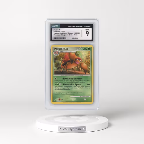 2023 Trading Card Game Classic - CLV, CLC, CLB #005/034 Parasect - Venusaur & Lugia ex Deck - CLV Holo (CGC 9 MINT)