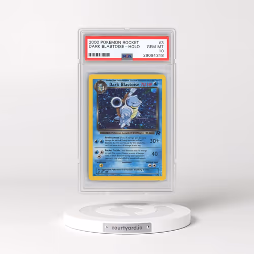 2000 Pokémon Rocket #3 Dark Blastoise - Holo (PSA 10 GEM MINT)