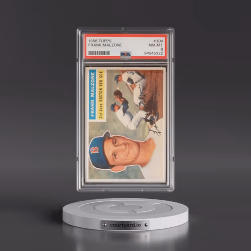 1956 Topps #304 Frank Malzone (PSA 8 NM-MT)