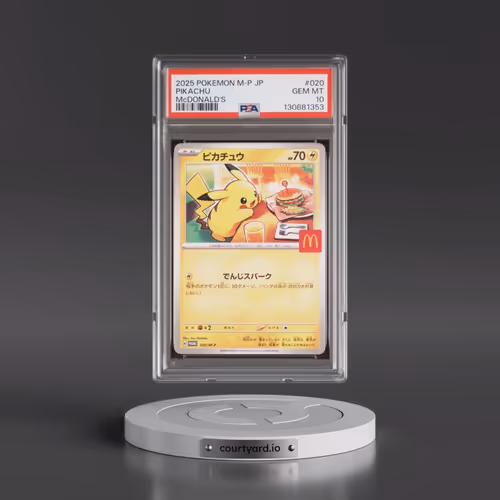2025 Pokémon M-P Promo #020 Pikachu - McDonald's (PSA 10 GEM MINT)