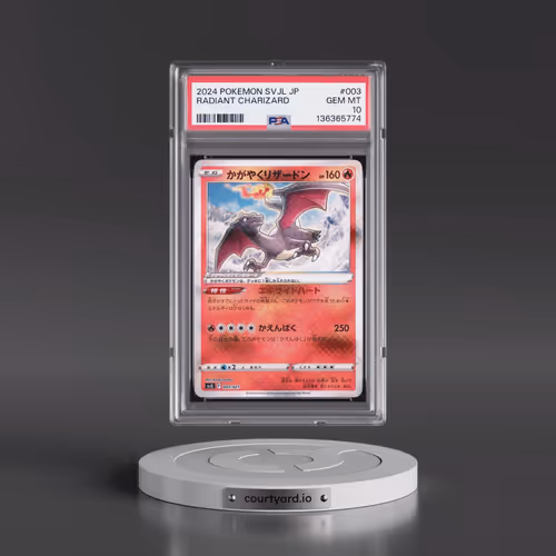 2024 Pokémon Svjl-Battle Master Deck Terastal Charizard EX #003 Radiant Charizard - Holo (PSA 10 GEM
