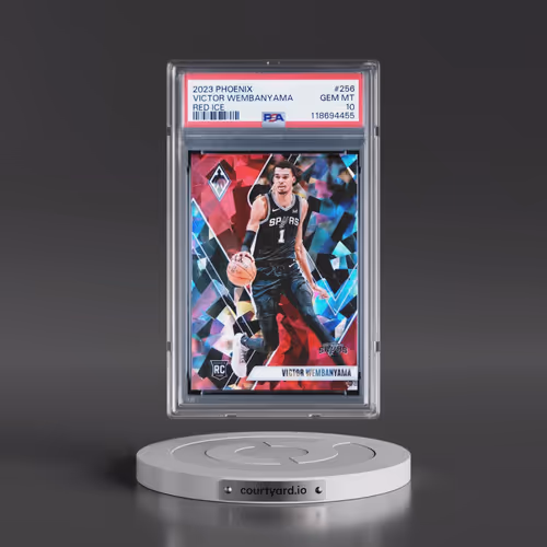 2023 Panini Phoenix #256 Victor Wembanyama - Red Ice (PSA 10 GEM MINT)