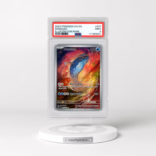 2023 Pokémon Svi EN-Scarlet & Violet #207 Dondozo - Illustration Rare (PSA 9 MINT)