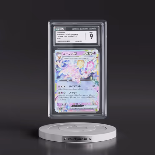 2024 Pokémon Sv8a-Terastal Fest EX #063 Espeon EX - Holo (CGC 9 MINT)