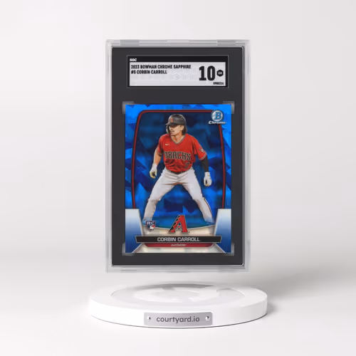 2023 Bowman Chrome Sapphire #5 Corbin Carroll (SGC 10 GEM MINT)