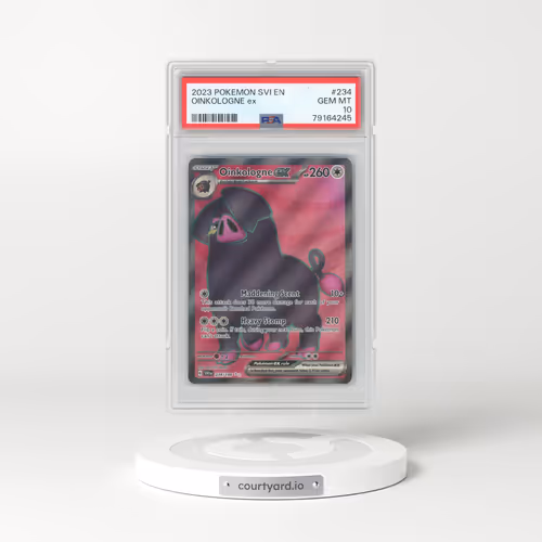 2023 Pokémon Svi EN-Scarlet & Violet #234 Oinkologne EX - Holo Ultra Rare (PSA 10 GEM MINT)