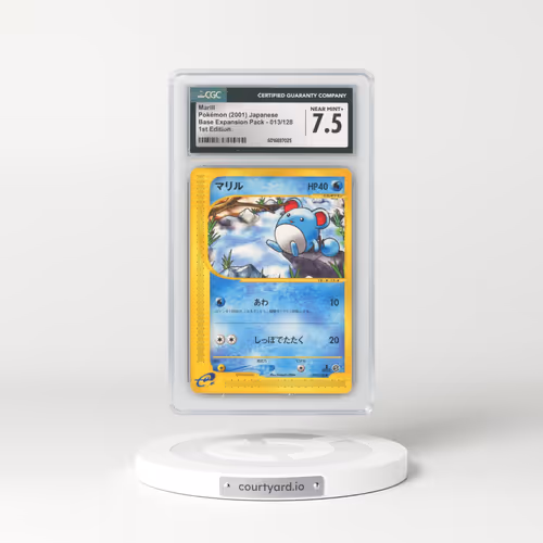 2001 Base Expansion Pack #013/128 Marill - 1st Edition (CGC 7.5 NM+)