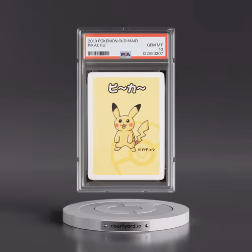 2019 Pokémon Old Maid Pikachu (PSA 10 GEM MINT)