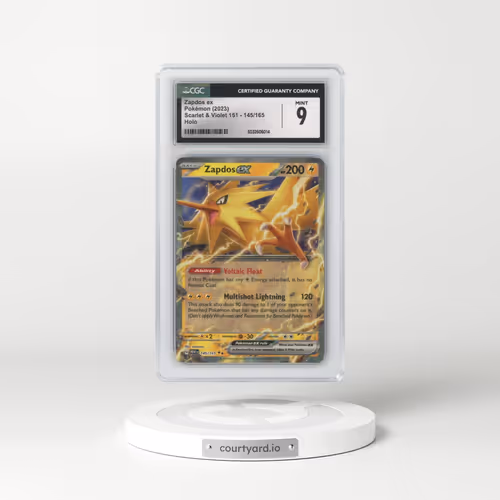 2023 Scarlet & Violet 151 - MEW EN #145/165 Zapdos ex (CGC 9 MINT)