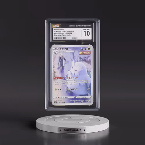 2021 VMAX Climax #185/184 Abomasnow - Character Rare Holo (CGC 10 GEM MINT)