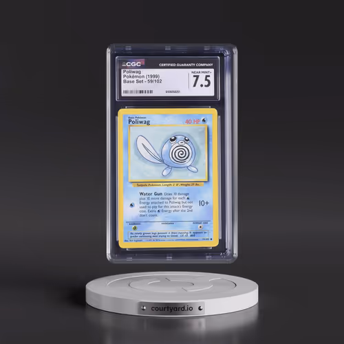 1999 Base Set #59/102 Poliwag (CGC 7.5 NM+)