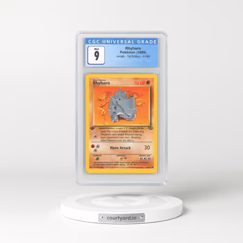 1999 Jungle #61/64 Rhyhorn - 1st Edition 1st Edition (CGC 9 MINT)