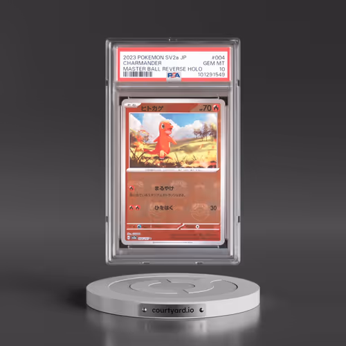 2023 Pokémon Sv2a-Pokemon 151 #004 Charmander - Reverse Holo Master Ball (PSA 10 GEM MINT)