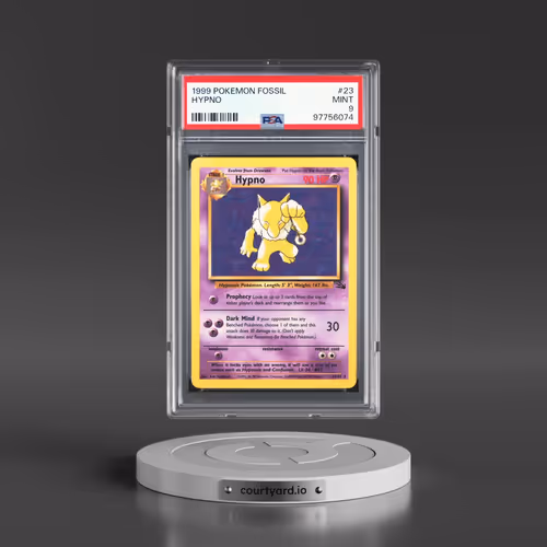 1999 Pokémon Fossil #23 Hypno (PSA 9 MINT)