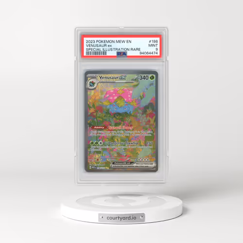 2023 Pokémon Mew EN-151 #198 Venusaur EX - Holo Special Illustration Rare (PSA 9 MINT)