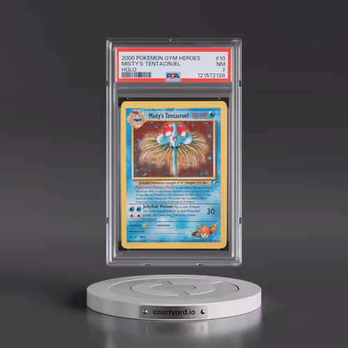 2000 Pokémon Gym Heroes #10 Misty's Tentacruel - Holo (PSA 7 NM)