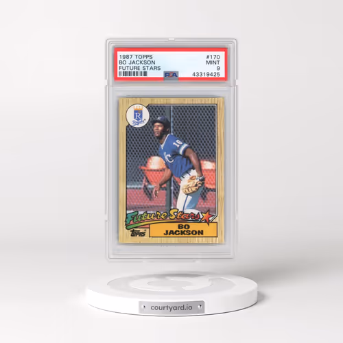 1987 Topps #170 Bo Jackson - Future Stars (PSA 9 MINT)