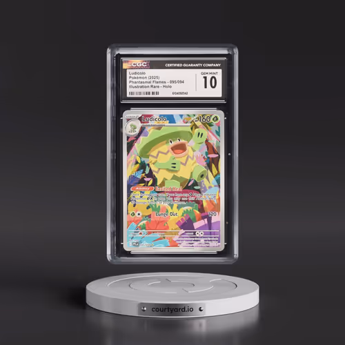 2025 Phantasmal Flames - PFL EN #095/094 Ludicolo - Illustration Rare Holo (CGC 10 GEM MINT)