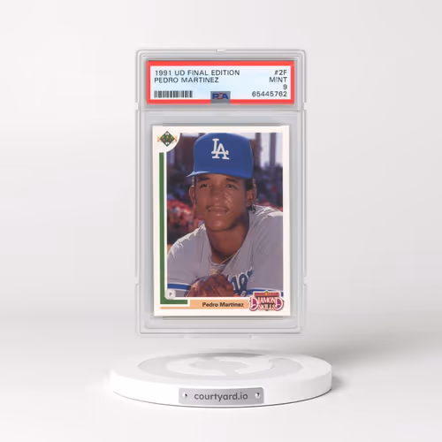 1991 Upper Deck Final Edition #2F Pedro Martinez (PSA 9 MINT)