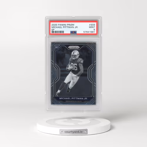2020 Panini Prizm #333 Michael Pittman Jr. - Variation (PSA 9 MINT)