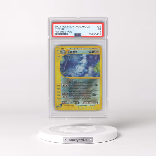 2003 Pokémon Aquapolis #35 Steelix - Reverse Foil (PSA 1 PR)