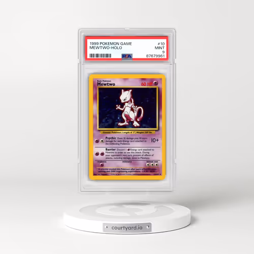 1999 Pokémon Game #10 Mewtwo - Holo (PSA 9 MINT)