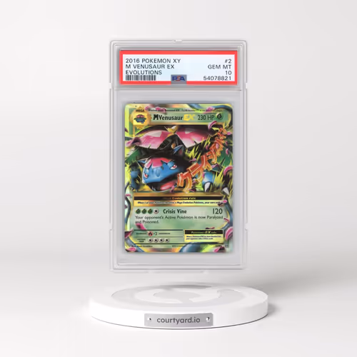 2016 Pokémon XY Evolutions #2 M Venusaur EX - Holo (PSA 10 GEM MINT)