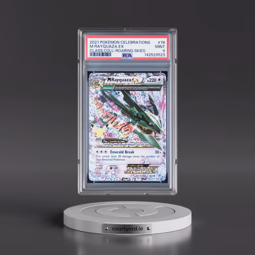 2021 Pokémon Celebrations Classic Collection #76 M Rayquaza EX - Holo (PSA 9 MINT)